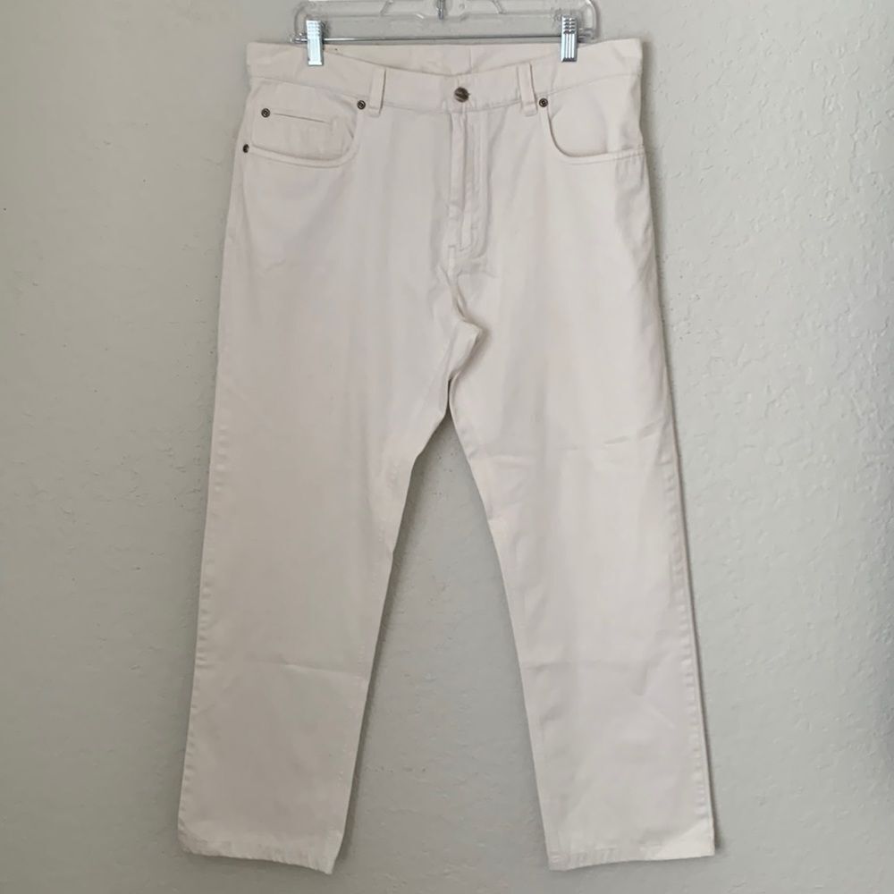 Saks Fifth Avenue Cotton White Men’s Pants Size 36